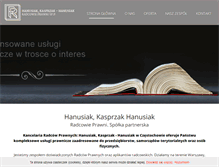 Tablet Screenshot of kancelariadlaciebie.pl